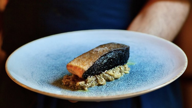 Salmone+Cipolla+Nera restaurante pante madrid